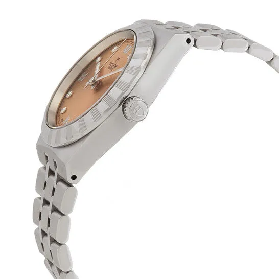 JMS always Original Tudor Royal Automatic Diamond Salmon Dial Ladies Watch M284000011 Watches JMS always Original Tudor Royal Automatic Diamond Salmon Dial Ladies Watch M284000011 Watches