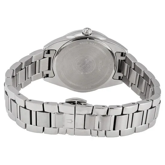 JMS always Watches Original Bulova Quartz Diamond Mother of Pearl Dial Ladies Watch 96R228 JMS always Watches Original Bulova Quartz Diamond Mother of Pearl Dial Ladies Watch 96R228
