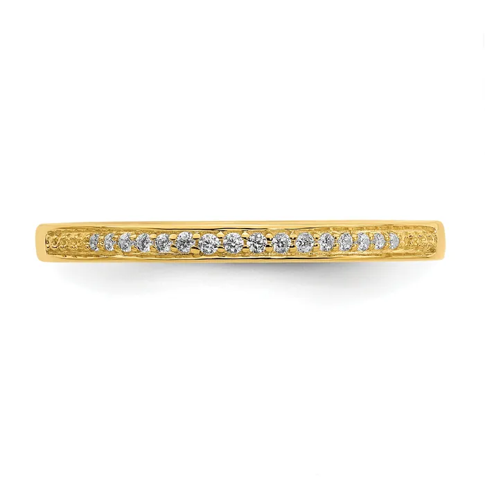 Rings Goldia 10k Yellow Gold 115 Ct Lab Grown Diamond VSSI G Wedding Band Ring