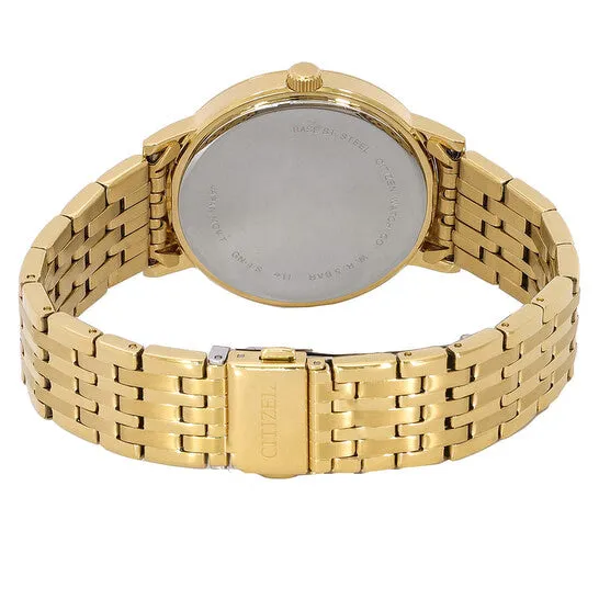 Rings JMS always Original Citizen Quartz Black Dial Goldtone Mens Watch BI507251E