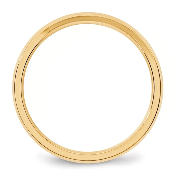 Rings Solid 14K Yellow Gold 3mm Bevel Edge Comfort Fit MensWomens Wedding Band Ring Size 5 Goldia Rings Solid 14K Yellow Gold 3mm Bevel Edge Comfort Fit MensWomens Wedding Band Ring Size 5 Goldia