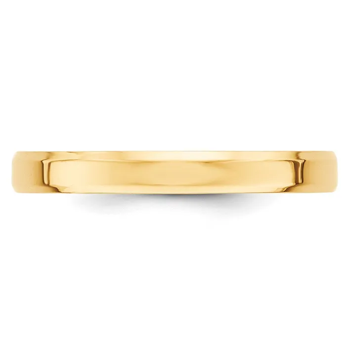 Rings Solid 14K Yellow Gold 3mm Bevel Edge Comfort Fit MensWomens Wedding Band Ring Size 5 Goldia Rings Solid 14K Yellow Gold 3mm Bevel Edge Comfort Fit MensWomens Wedding Band Ring Size 5 Goldia