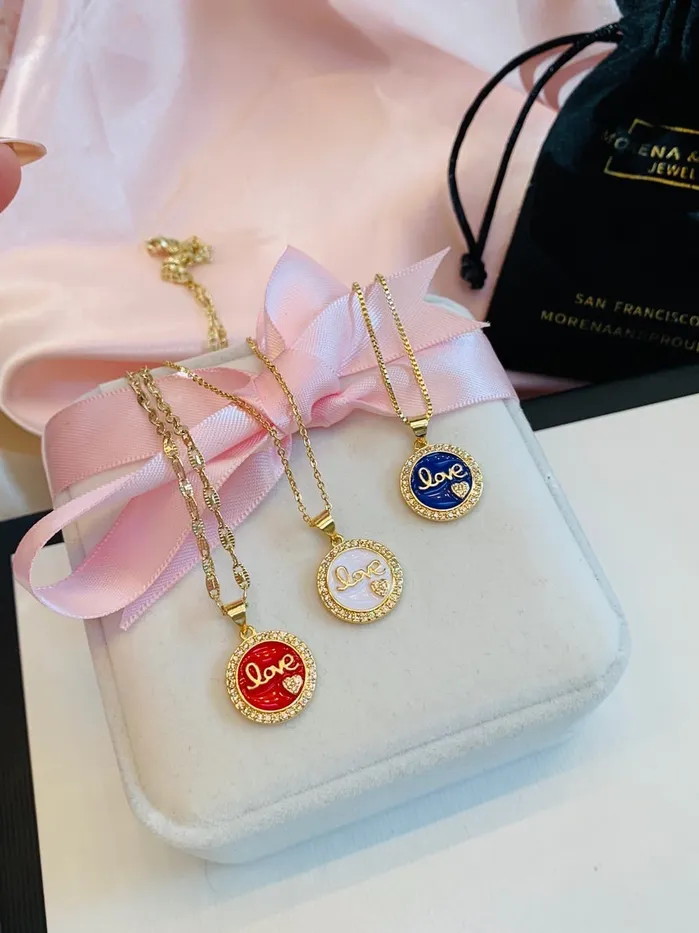 Mini Custom Love Necklace Morena and Proud Necklaces