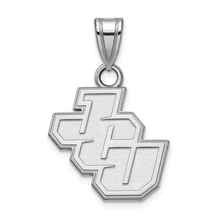 Necklaces TreasureFineJewelers Sterling Silver Rhodiumplated John Carroll University Small Pendant Necklaces TreasureFineJewelers Sterling Silver Rhodiumplated John Carroll University Small Pendant