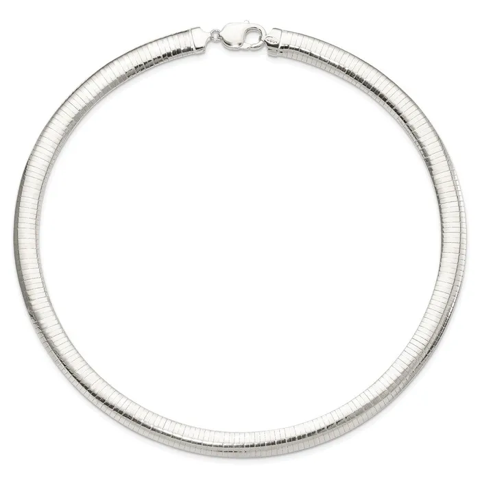 Sterling Silver 10mm Cubetto Necklace Chain TreasureFineJewelers Necklaces