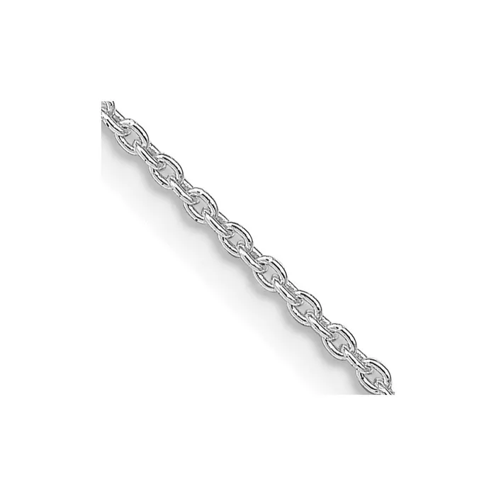 TreasureFineJewelers Sterling Silver Rhodiumplated 15mm Cable Chain Necklaces TreasureFineJewelers Sterling Silver Rhodiumplated 15mm Cable Chain Necklaces