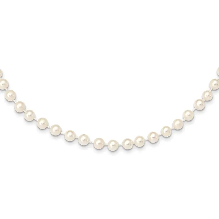 14k 56mm White Near Round Freshwater Cultured Pearl NecklaceWBCWPN05020 WB Choice Jewelry Necklaces