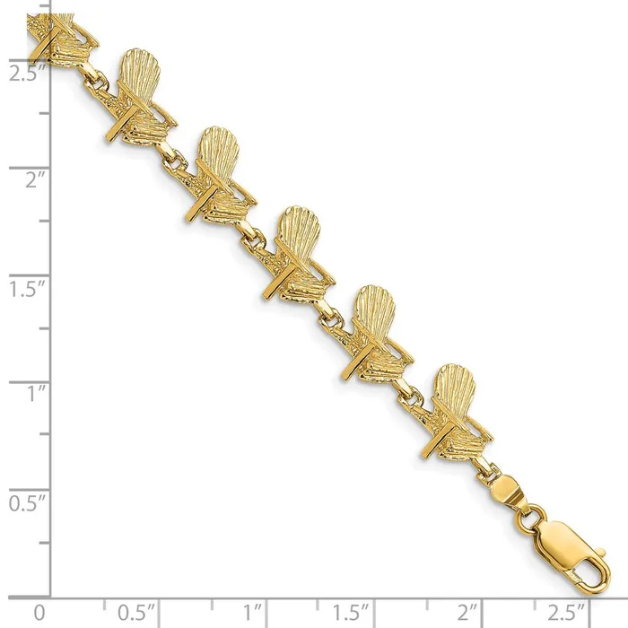 Bracelets WB Choice Jewelry 14k Beach Chair BraceletWBCFB17837 Bracelets WB Choice Jewelry 14k Beach Chair BraceletWBCFB17837