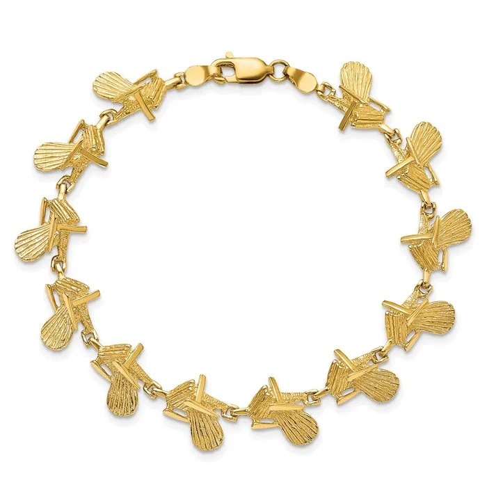 Bracelets WB Choice Jewelry 14k Beach Chair BraceletWBCFB17837 Bracelets WB Choice Jewelry 14k Beach Chair BraceletWBCFB17837