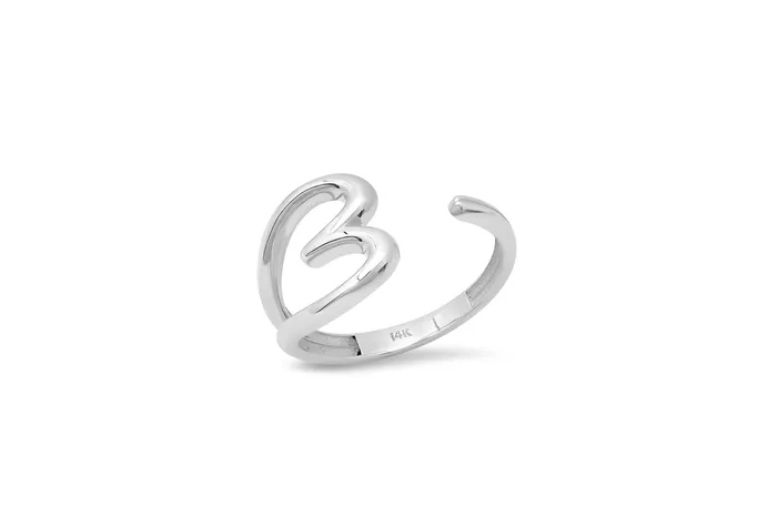 Shylee Rose Jewelry Rings Open Heart Ring