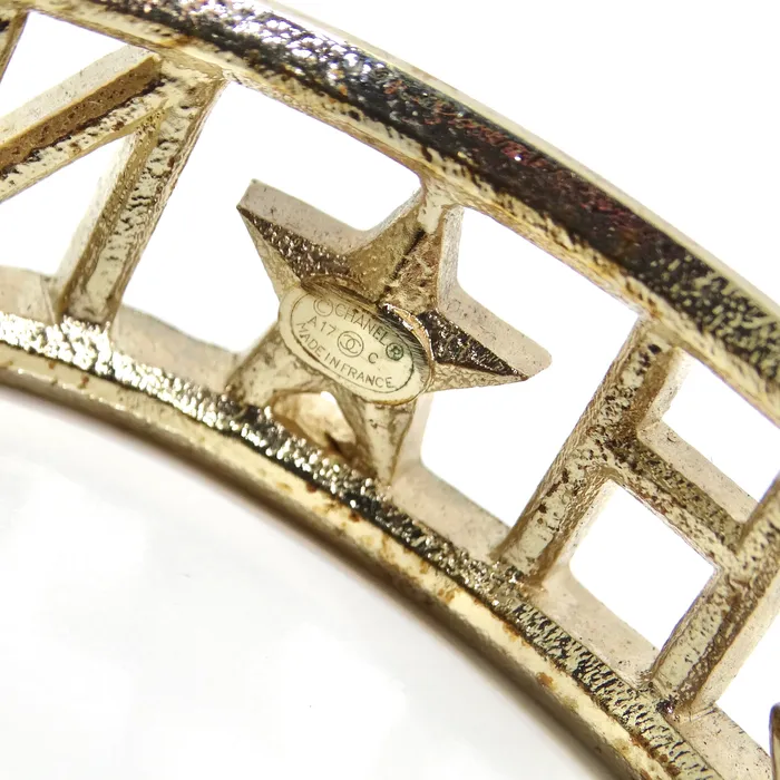 Vintage by Misty Chanel CC Star Crystal Cuff Bracelet Bracelets