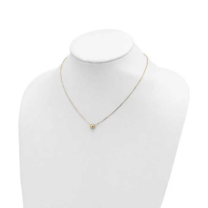 WB Choice Jewelry Necklaces 14k Polished Puffed Sun 165in NecklaceWBCSF2900165 WB Choice Jewelry Necklaces 14k Polished Puffed Sun 165in NecklaceWBCSF2900165