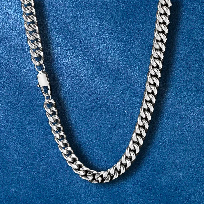 Bracelets IceZeusShop 7mm Stainless Steel Miami Cuban Link Chain Bracelets IceZeusShop 7mm Stainless Steel Miami Cuban Link Chain