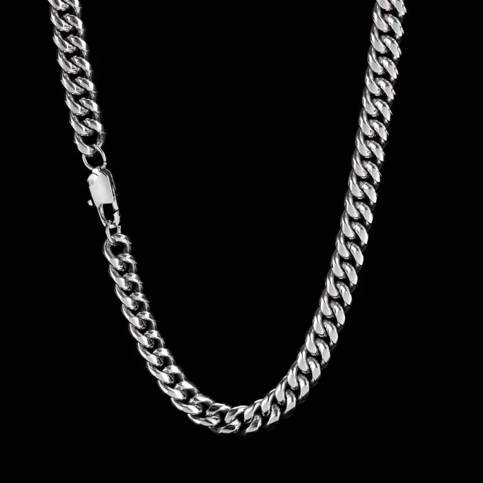 Bracelets IceZeusShop 7mm Stainless Steel Miami Cuban Link Chain Bracelets IceZeusShop 7mm Stainless Steel Miami Cuban Link Chain