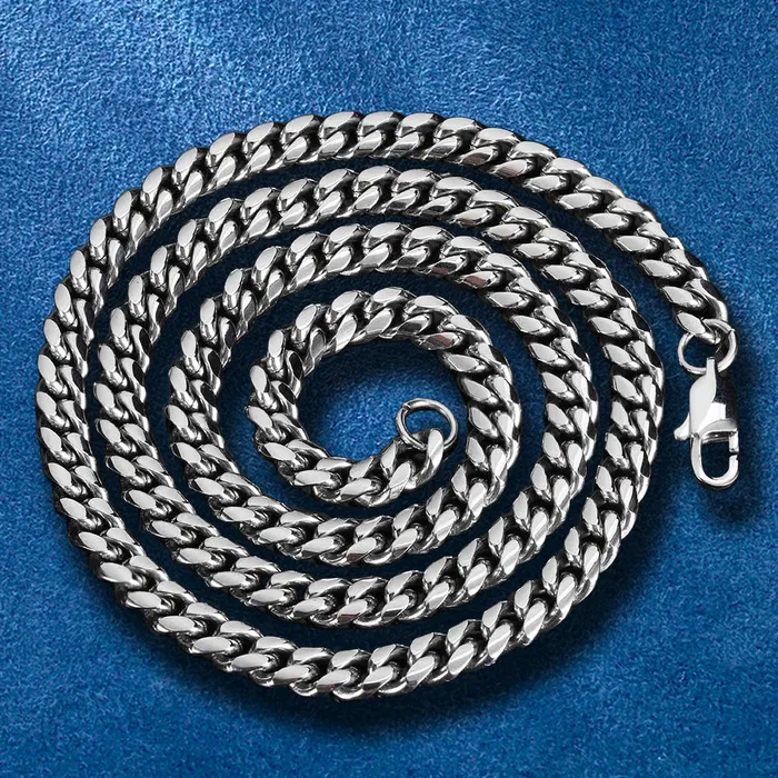 Bracelets IceZeusShop 7mm Stainless Steel Miami Cuban Link Chain Bracelets IceZeusShop 7mm Stainless Steel Miami Cuban Link Chain