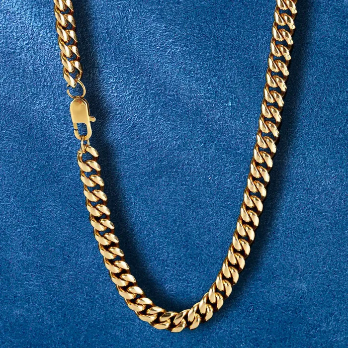 Bracelets IceZeusShop 7mm Stainless Steel Miami Cuban Link Chain Bracelets IceZeusShop 7mm Stainless Steel Miami Cuban Link Chain