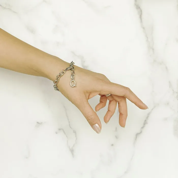 ClaudiaG Bracelets Stainless Steel Initial Bracelet