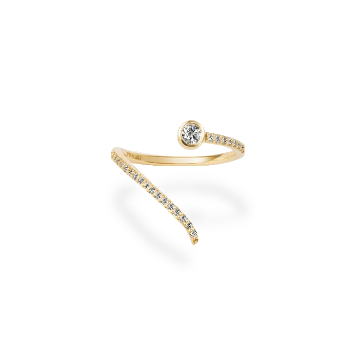 Rings Twine Diamond Ring PRMAL