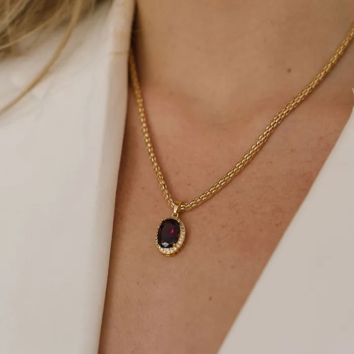 TBJ Heirloom Ruby Necklace Necklaces